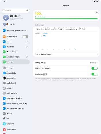 Slide your finger upwards starting from the bottom of the screen to return to the home screen.