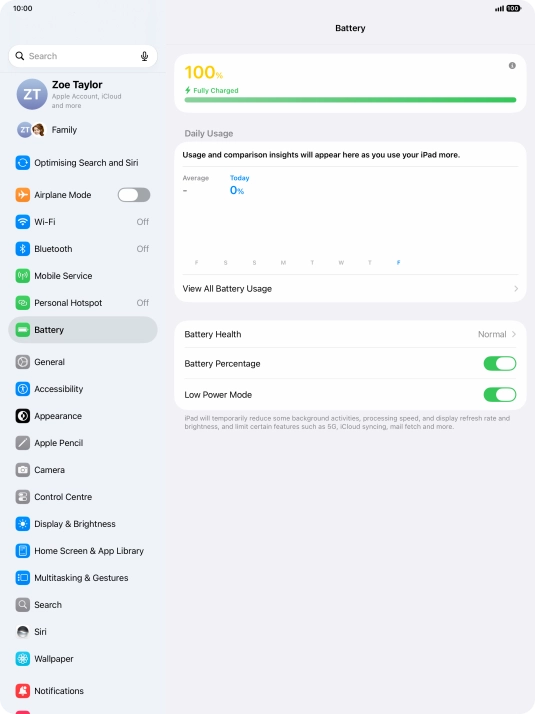 Slide your finger upwards starting from the bottom of the screen to return to the home screen.