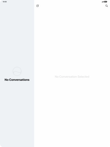 Press the new conversation icon.