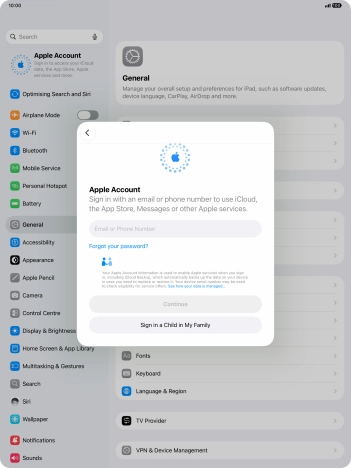 Press Email or Phone Number and key in the username for your Apple Account.