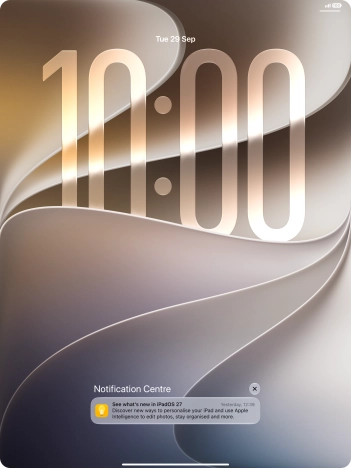 Press the required notification and follow the instructions on the screen to use the selected function.