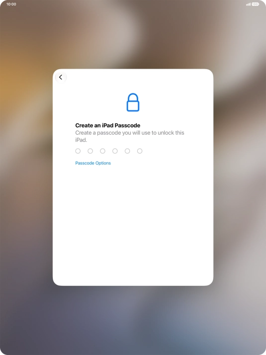 Press Passcode Options. Press Passcode Options.