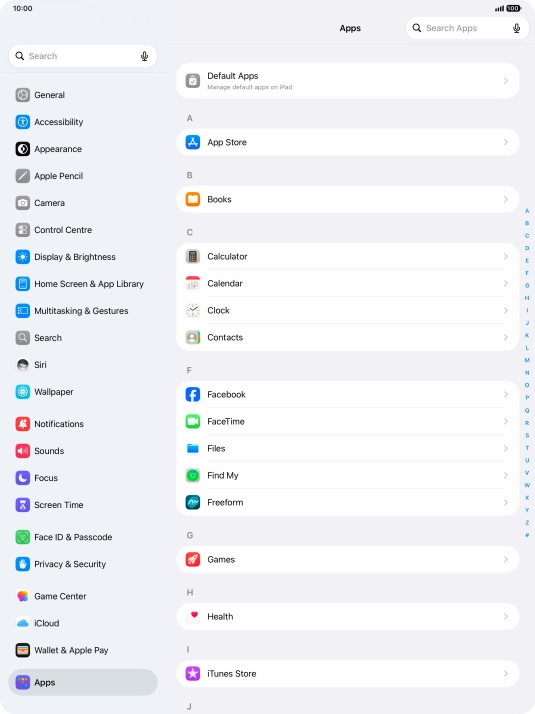 Press App Store.
