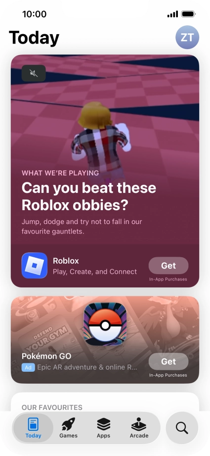 Press the search icon.