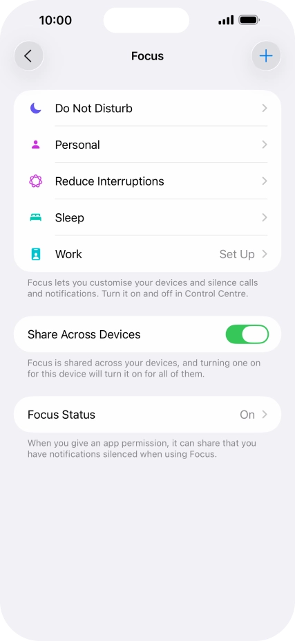 Press Do Not Disturb. Press Do Not Disturb.