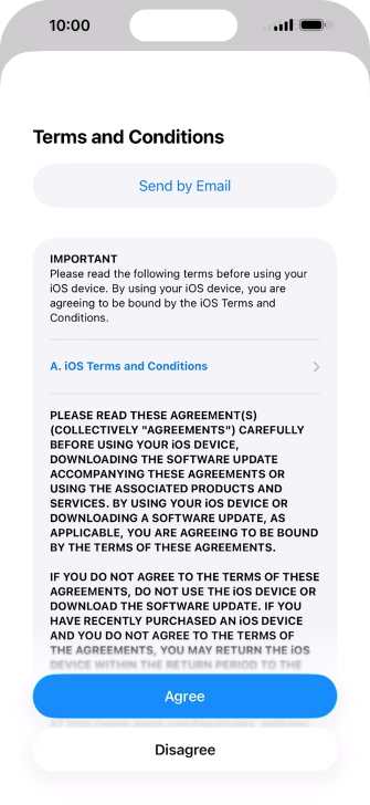 Press Agree. Press Agree.