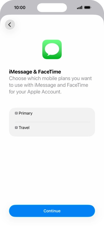 Press the required price plan.