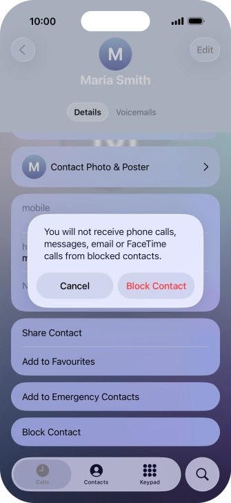 Press Block Contact. Press Block Contact.