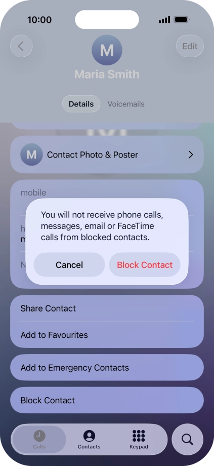 Press Block Contact. Press Block Contact.