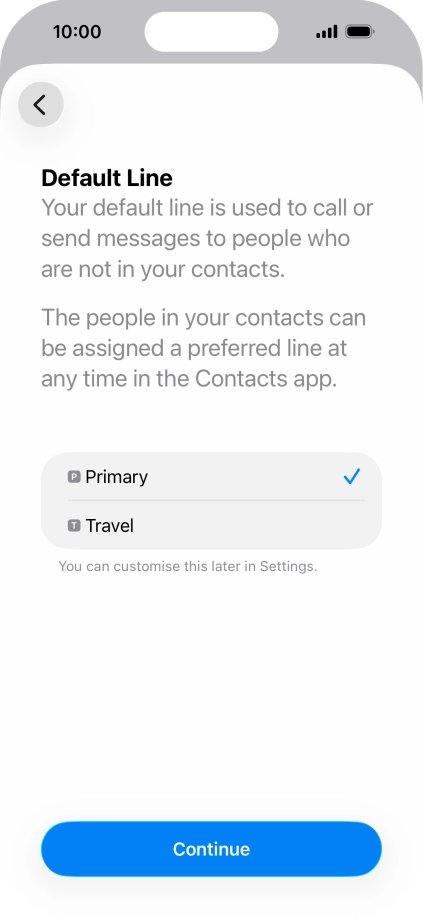 Press Continue. Press Continue.