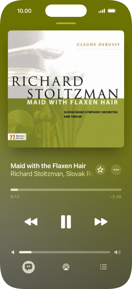 Press arrow right to go to the next audio file.