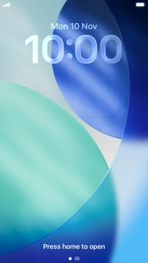 Press and hold anywhere on the lock screen. Press and hold anywhere on the lock screen.