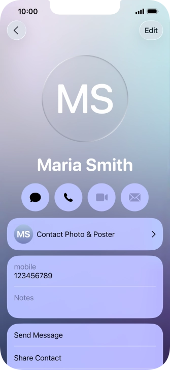 Slide your finger upwards starting from the bottom of the screen to return to the home screen.
