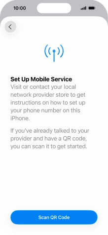 Press Scan QR Code. Press Scan QR Code.