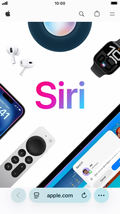Press the Home key to return to the home screen.