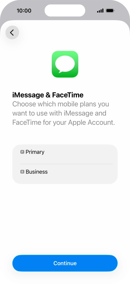 Press the required price plan.