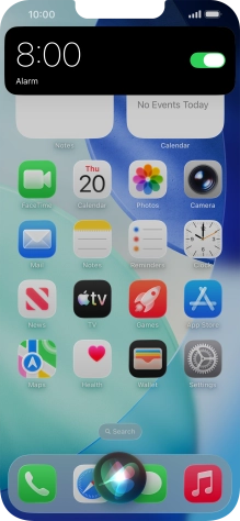 Say, in your own words, what you would like your phone to do, e.g.: OPEN CAMERA or SET AN ALARM.
