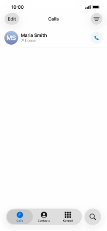 Press the menu icon. Press the menu icon.