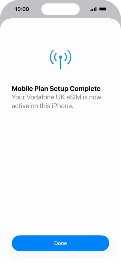 Press Done. Press Done.