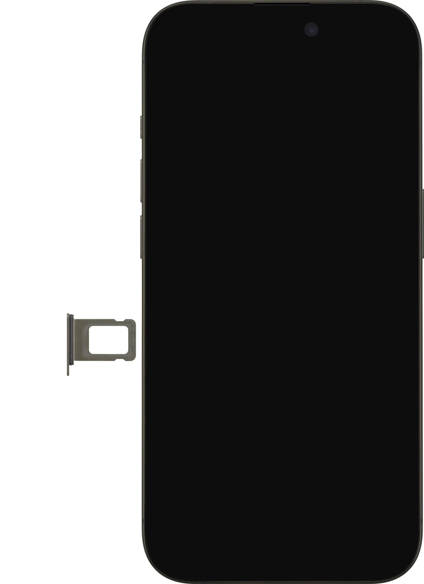 Turn your SIM so the angled corner of the SIM matches the angled corner of the SIM holder.