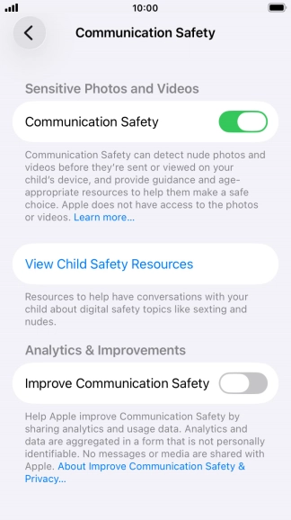 Press the indicator next to Press the indicator next to