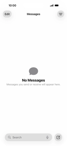 Press the new message icon.