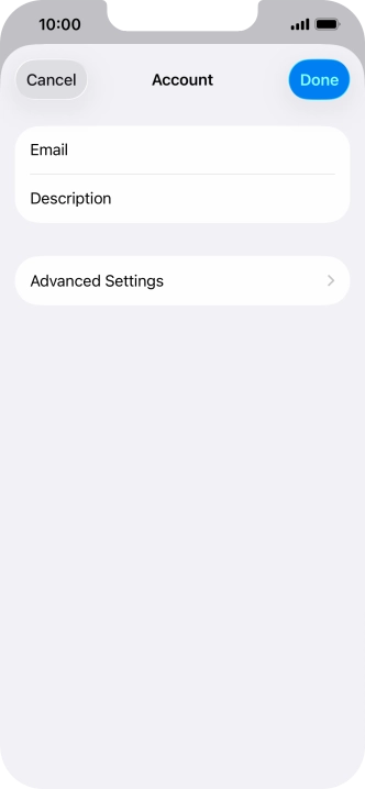 Press Advanced Settings. Press Advanced Settings.