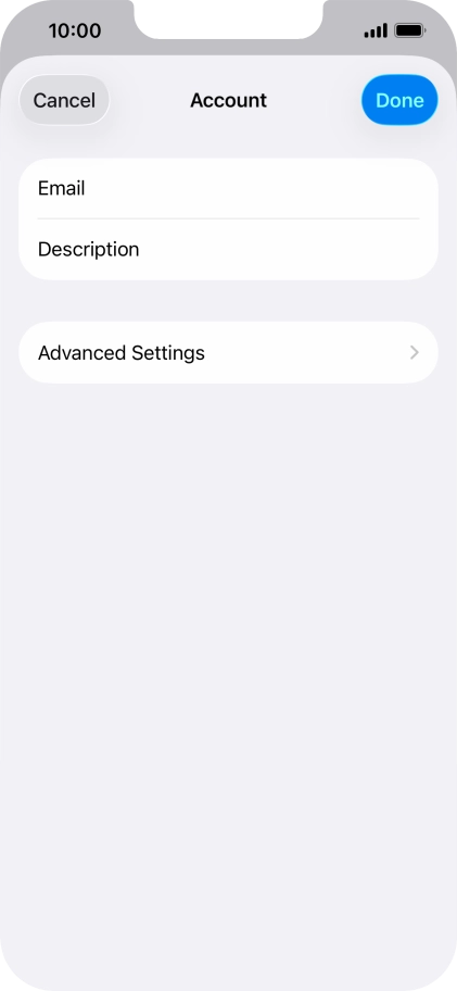Press Advanced Settings. Press Advanced Settings.