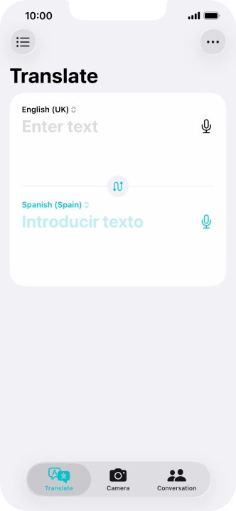 Press the first drop down list.