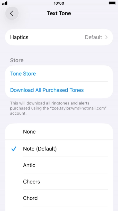 Press the required message tones to hear them. Press the required message tones to hear them.