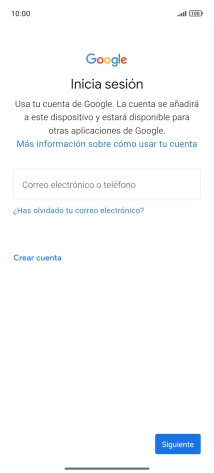 Si no tienes una cuenta de Google, pulsa Crear cuenta y sigue las indicaciones de la pantalla para ver cómo crear una cuenta nueva. Si no tienes una cuenta de Google, pulsa Crear cuenta y sigue las indicaciones de la pantalla para ver cómo crear una cuenta nueva.
