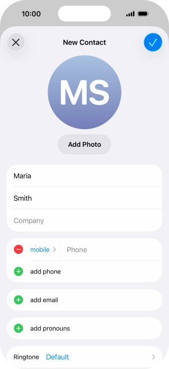 Press Phone and key in the required phone number.
