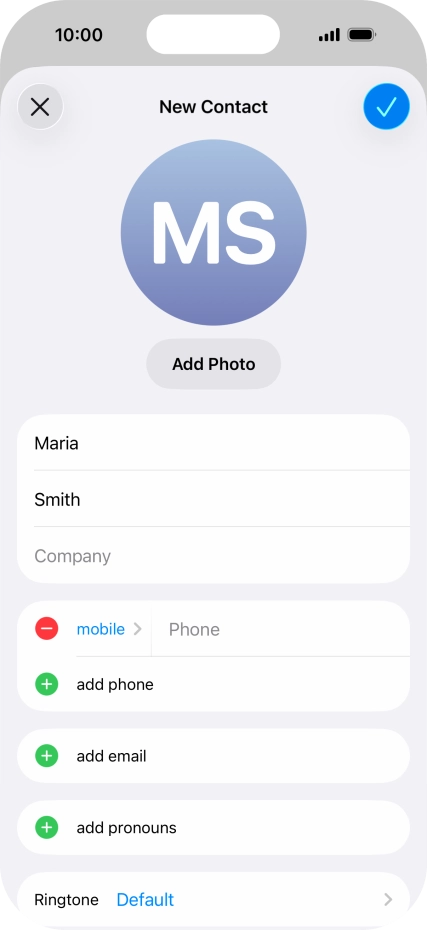 Press Phone and key in the required phone number.
