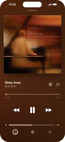 Press arrow right to go to the next audio file.