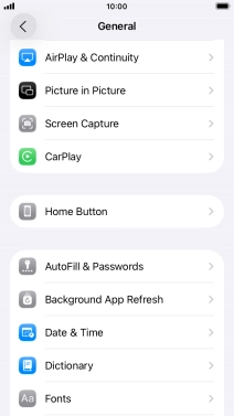 Press Home Button.
