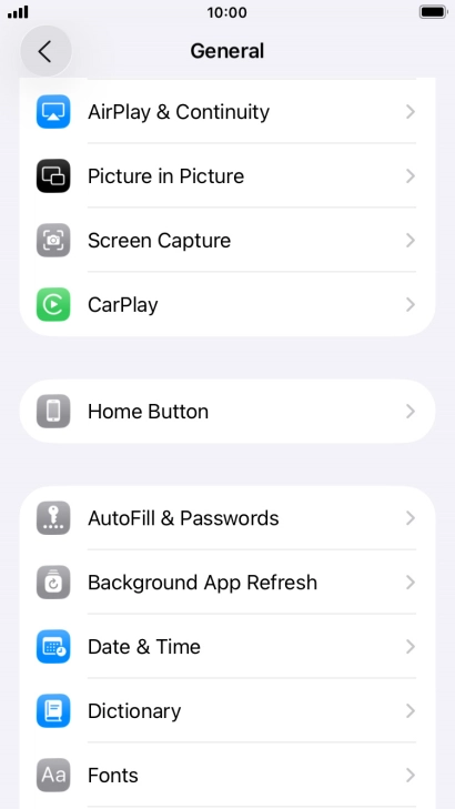 Press Home Button.