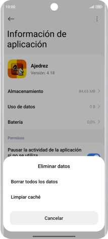 Pulsa Limpiar caché. Pulsa Limpiar caché.