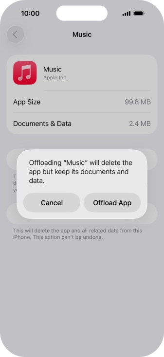 Press Offload App.