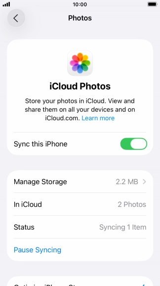 Press the indicator next to Press the indicator next to