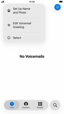 Press Edit Voicemail Greeting.