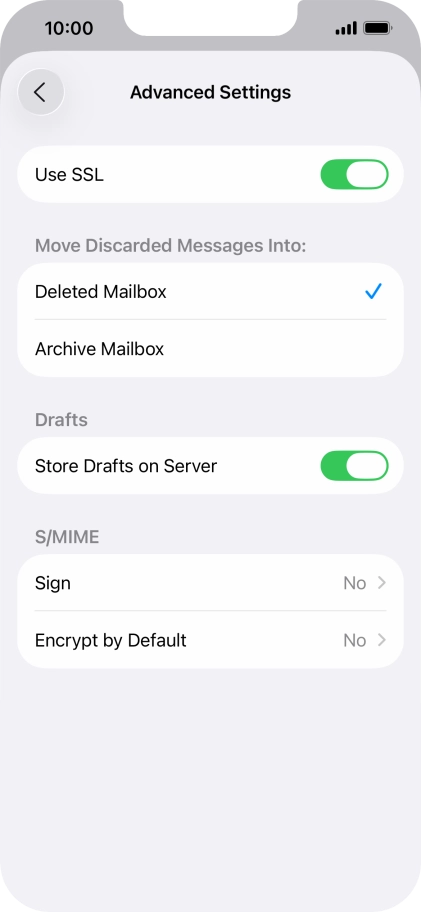 Press the indicator next to Press the indicator next to