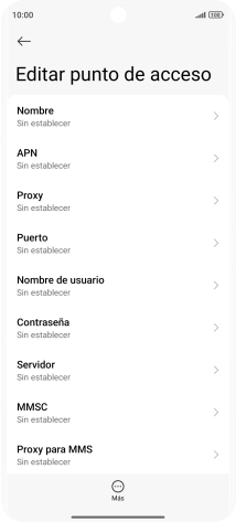 Pulsa Nombre.