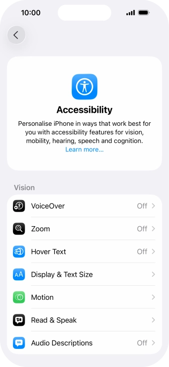 Press the required category below 
