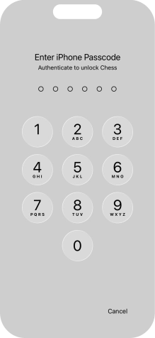 Use the phone lock code you created. The app is now no longer locked. Use the phone lock code you created. The app is now no longer locked.