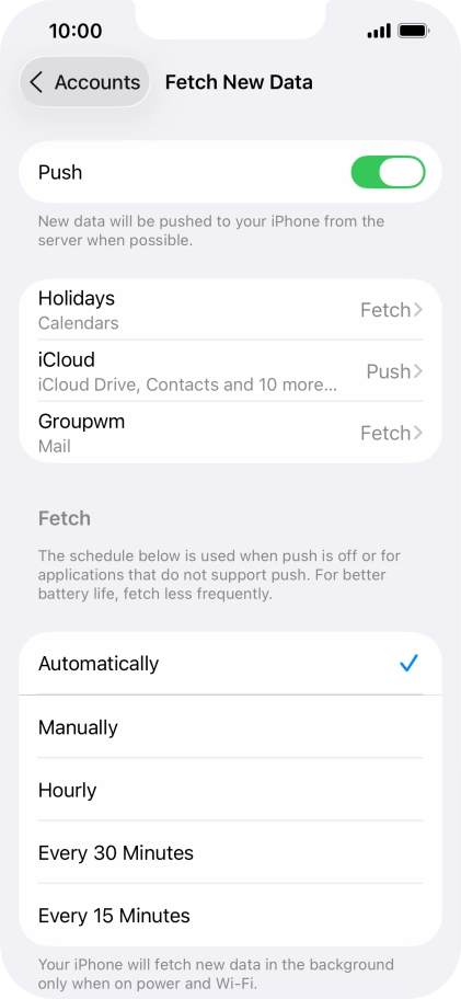 Press the indicator next to Press the indicator next to