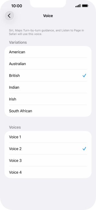 Press the required accent. Press the required accent.