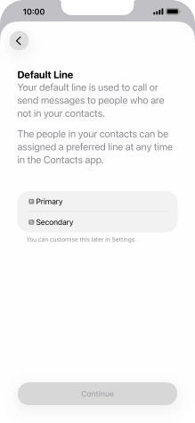 Press the required price plan. Press the required price plan.