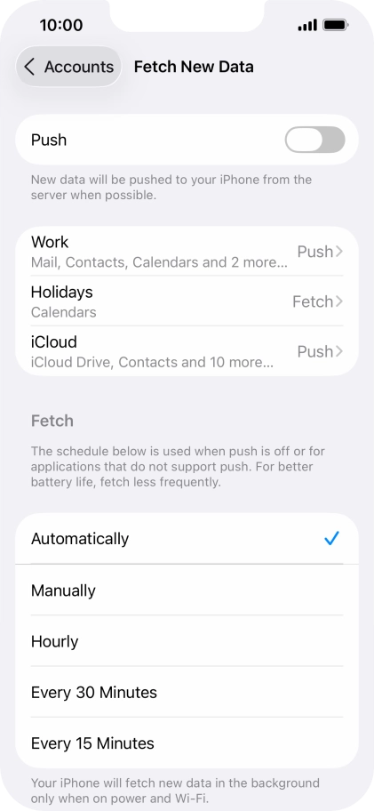 If you turn off the function, press the required setting. If you turn off the function, press the required setting.