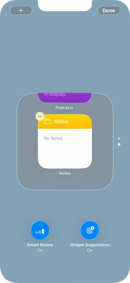 Press Smart Rotate to turn the function on or off.