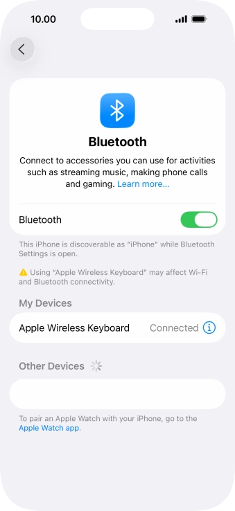 Slide your finger upwards starting from the bottom of the screen to return to the home screen.